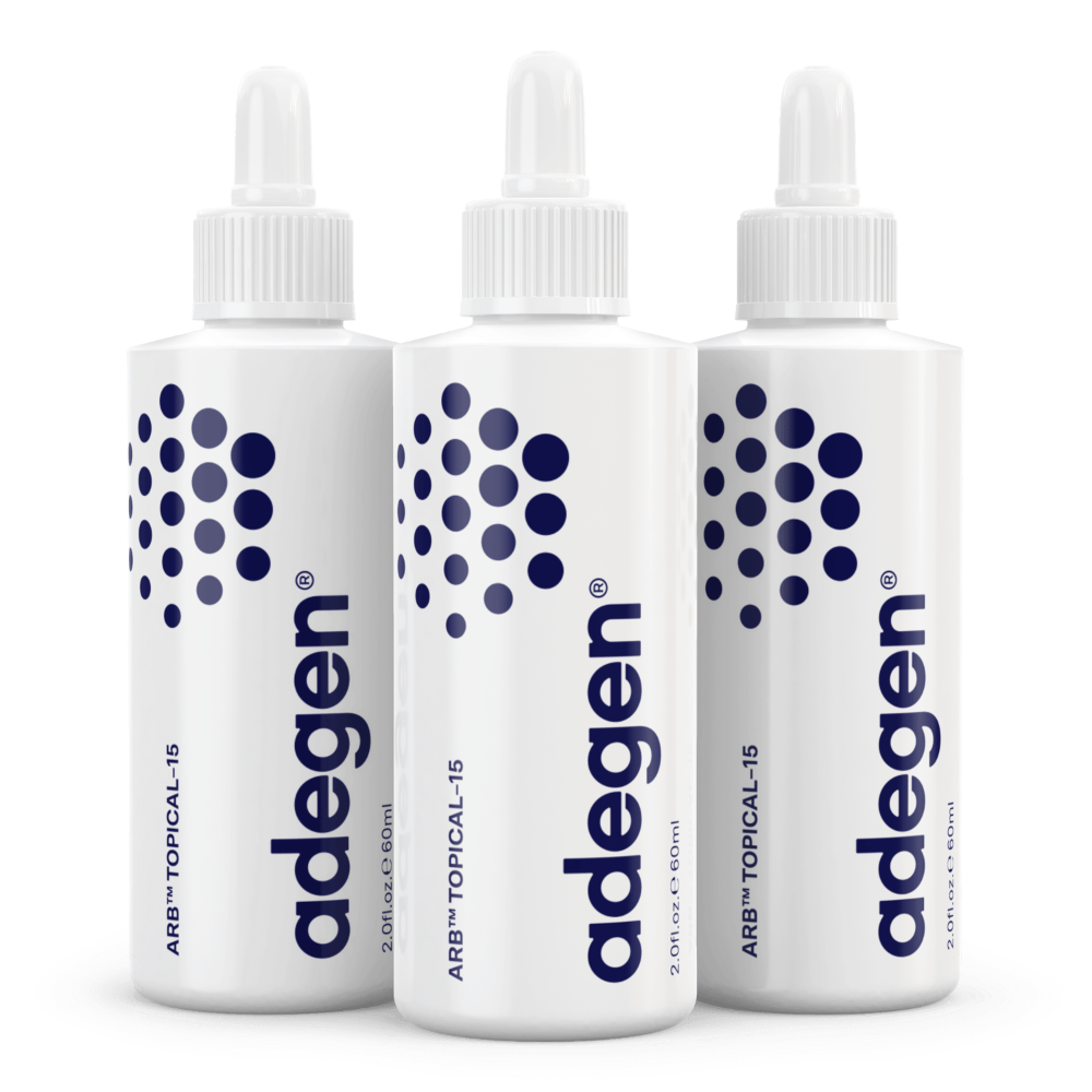 best topical hair loss treatment | Adegen ARB Topical-15 (3 bottles)