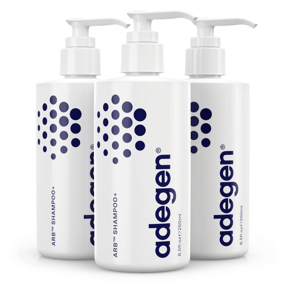 best hair growth shampoo | Adegen ARB Shampoo (3 bottles)