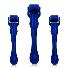 blue derma roller for hair growth (3 pack) | Adegen 10X Roller